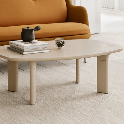 Analog Coffee Table (JH63A) by Fritz Hansen - Light Beige Ash