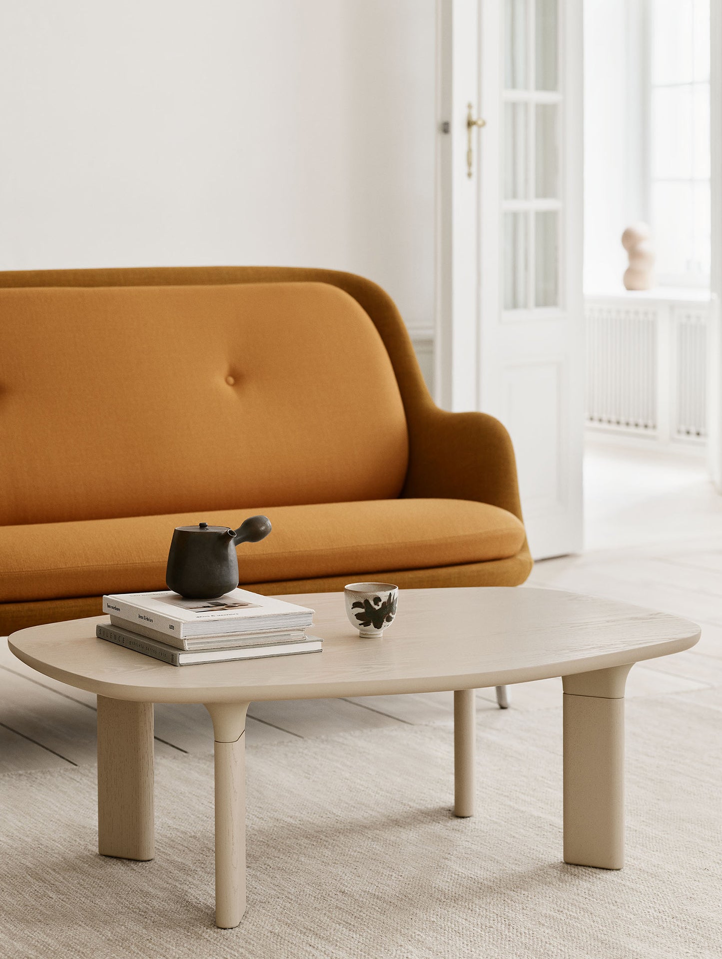 Fri 2-Seater Sofa by Fritz Hansen - JH140/ Shell: Remix 3 422 / Cushions: Vidar 4 472
