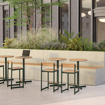 Pelagus Counter Stool by Fritz Hansen - Hunter Green