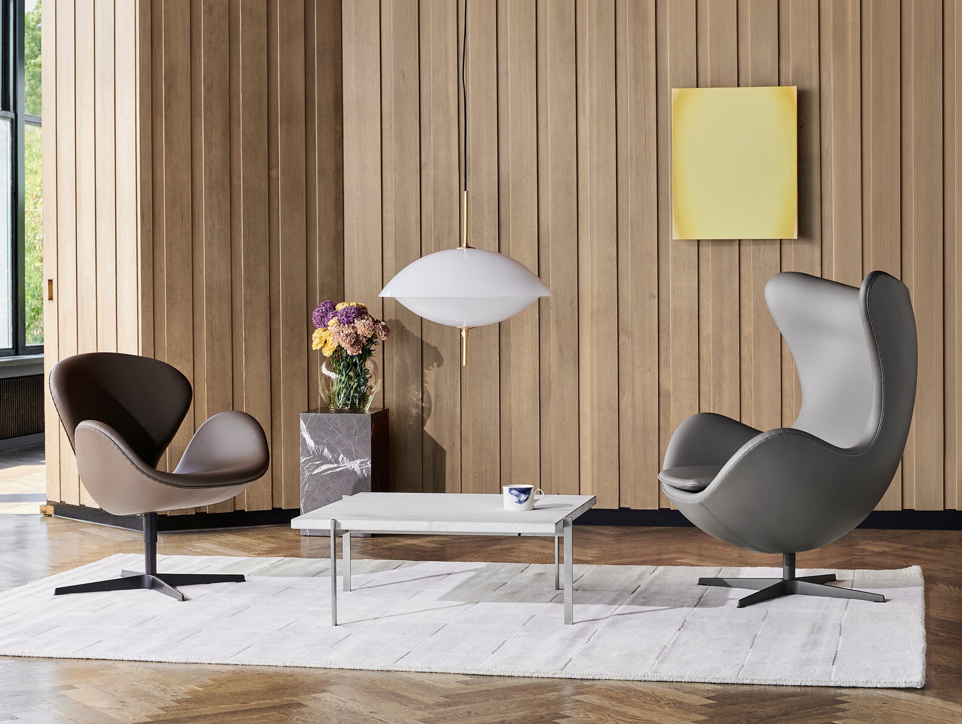 Clam Pendant Lamp by Fritz Hansen 