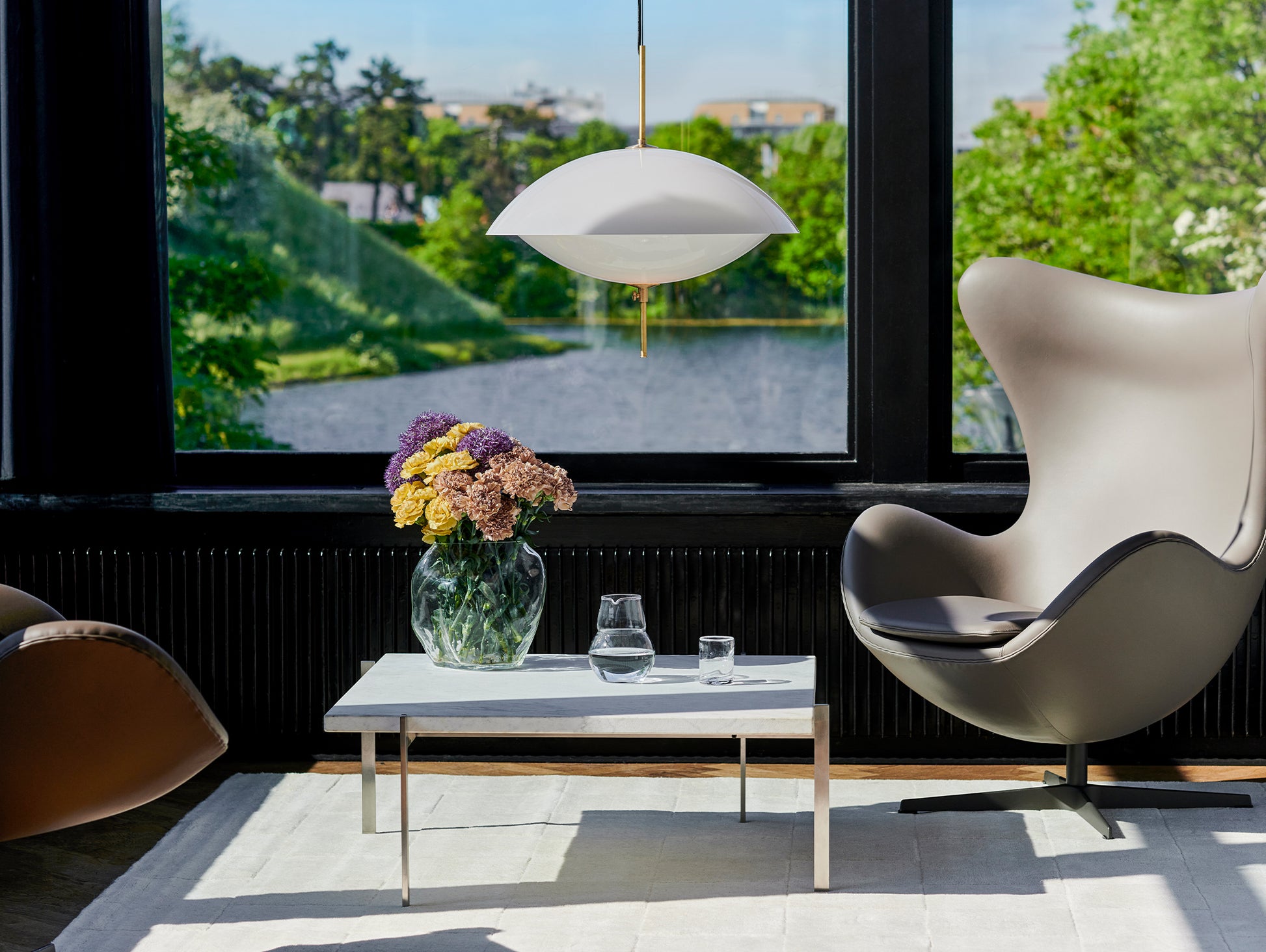 Clam Pendant Lamp by Fritz Hansen 