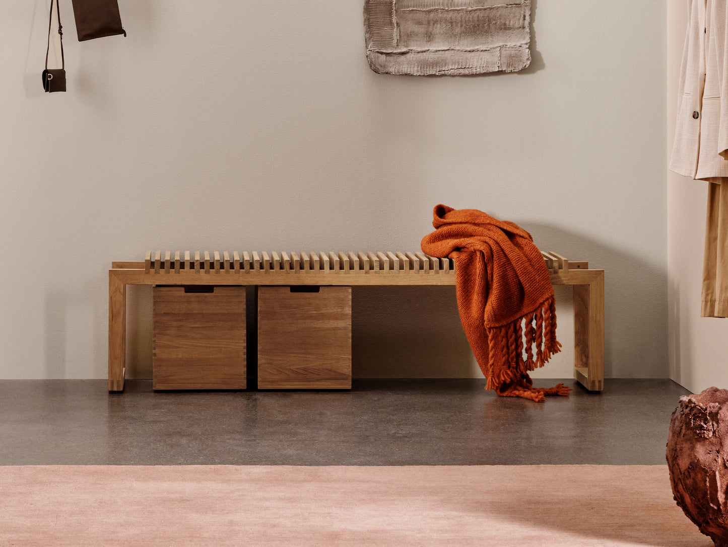 Cutter Bench by Fritz Hansen - Teak