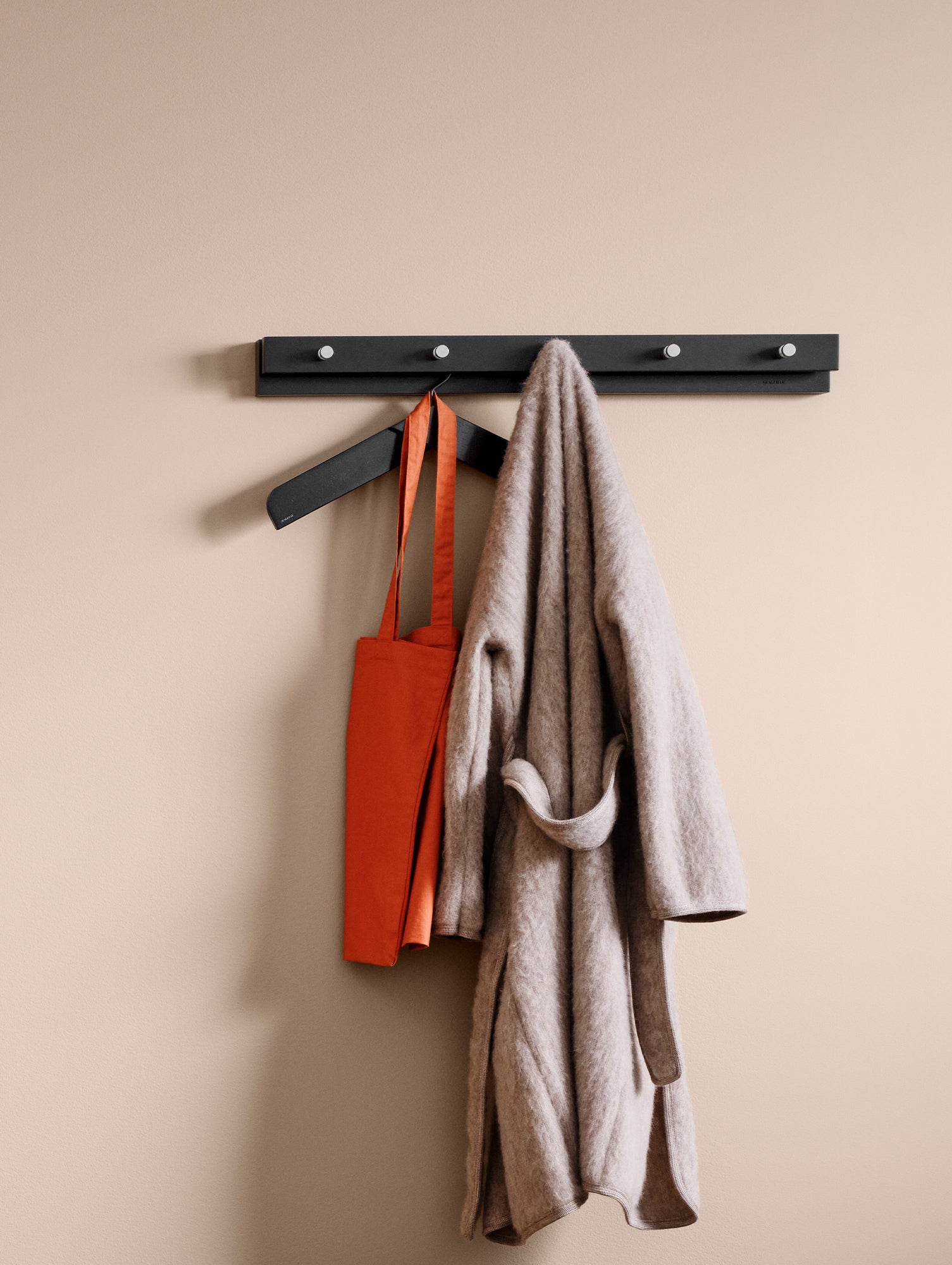 Cutter Coat Rack by Fritz Hansen - 72 cm / Black Painted Oak