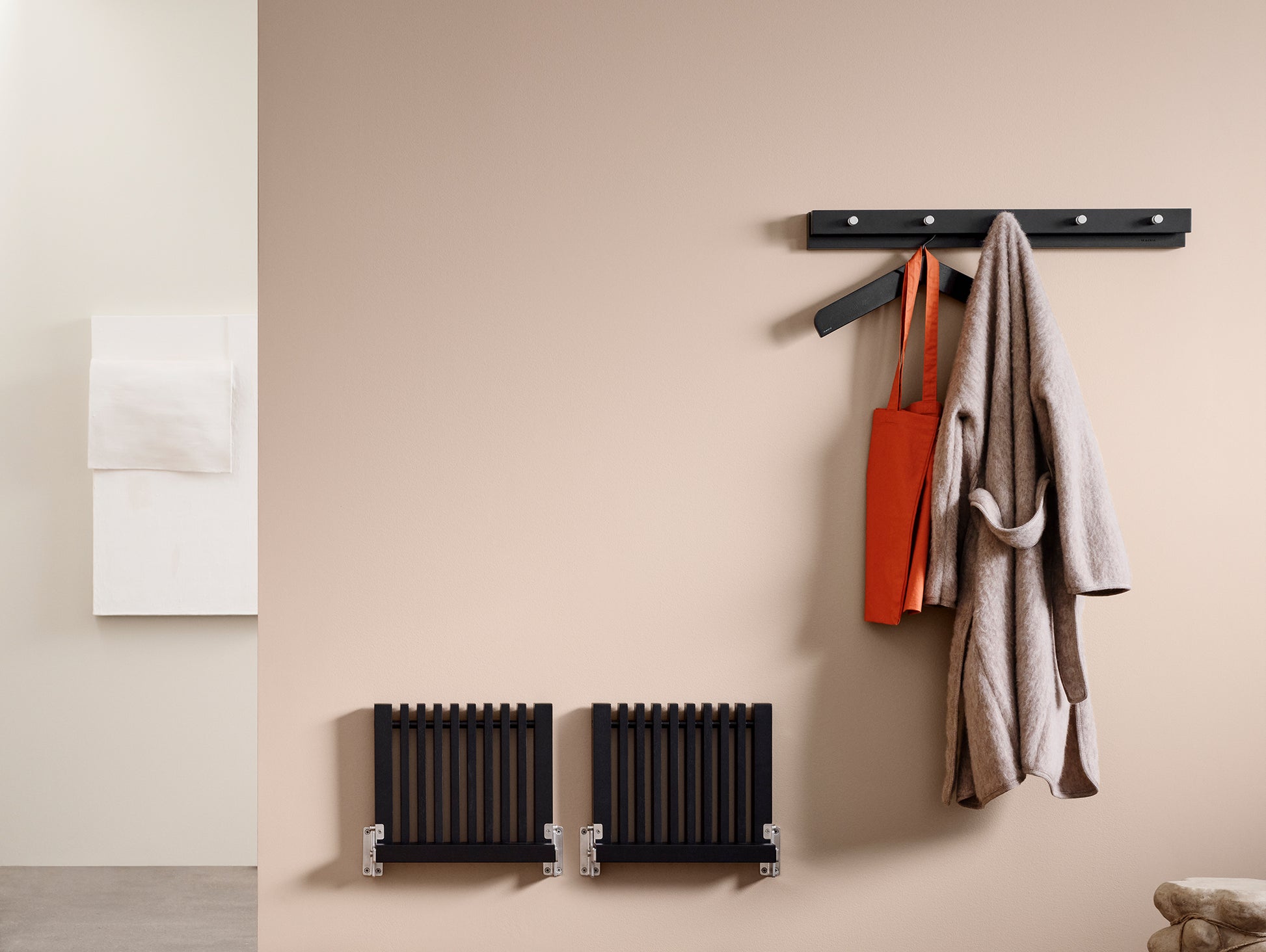 Cutter Coat Rack by Fritz Hansen - 72 cm / Black Painted Oak