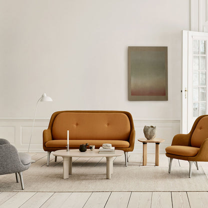 Fri 2-Seater Sofa by Fritz Hansen - JH140/ Shell: Remix 3 422 / Cushions: Vidar 4 472
