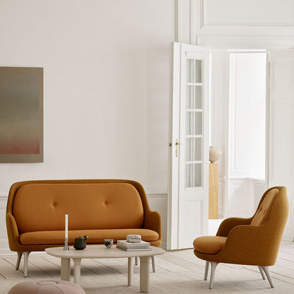 Fri 2-Seater Sofa by Fritz Hansen - JH140/ Shell: Remix 3 422 / Cushions: Vidar 4 472
