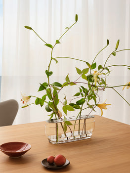Ikebana Vase by Fritz Hansen - Long / Stainless Steel