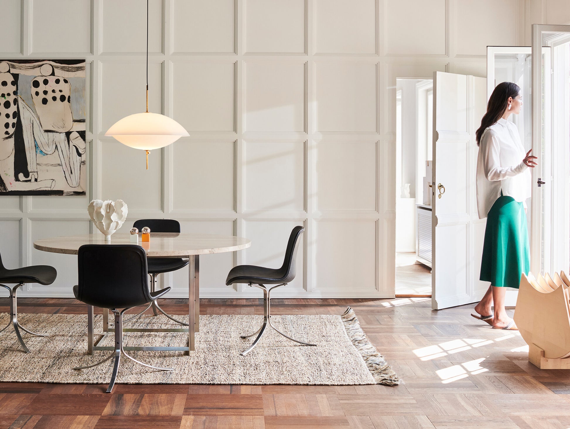 Clam Pendant Lamp by Fritz Hansen 