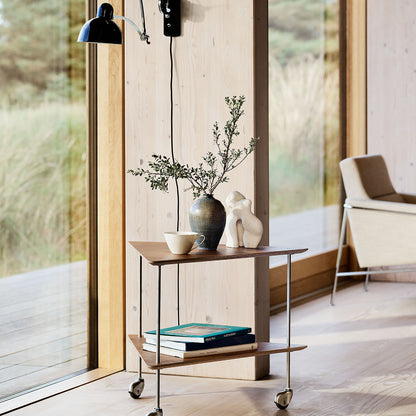 AJ Trolley by Fritz Hansen - Clear Lacquered Walnut Veneer