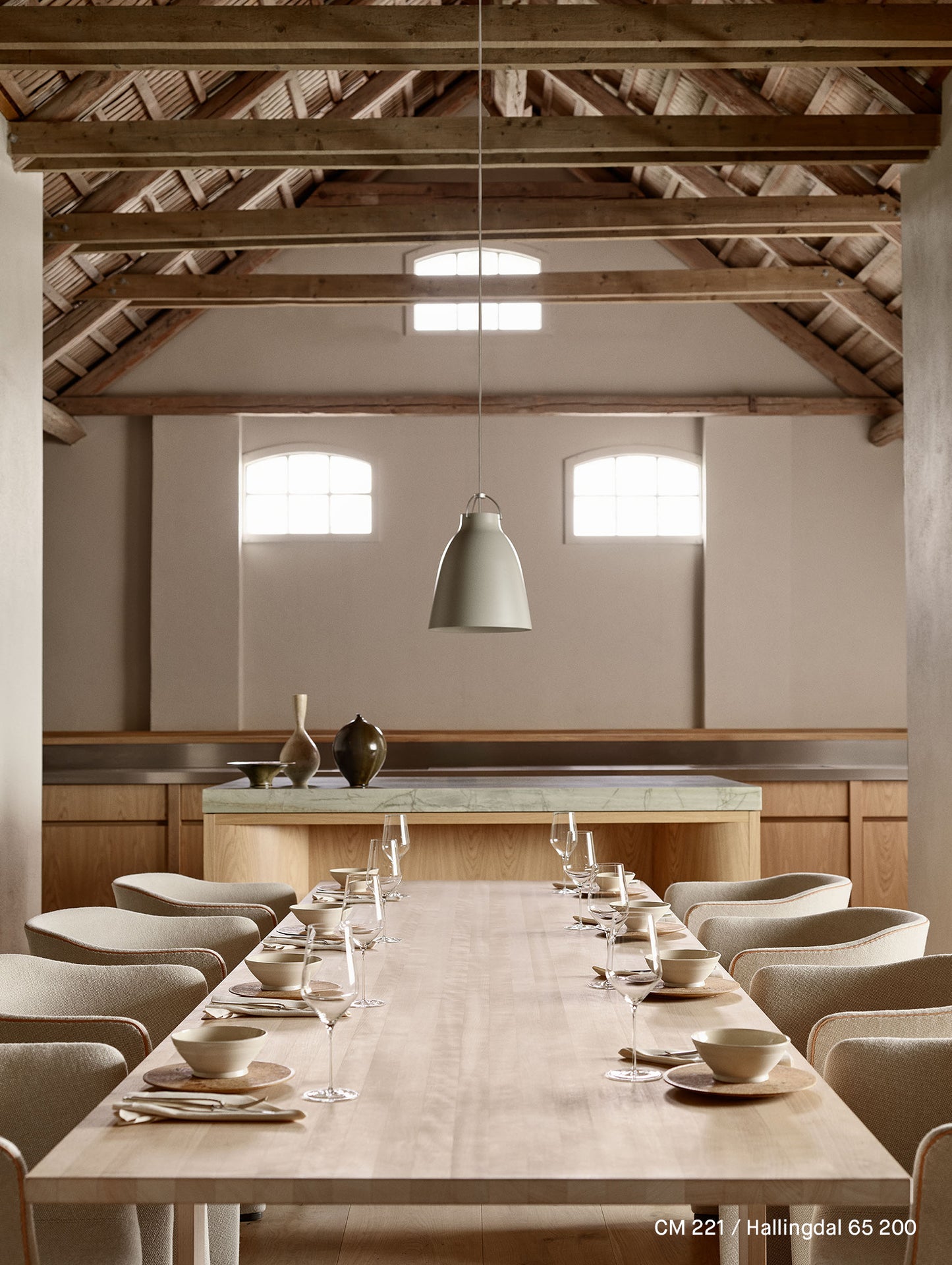 Monolit Armchair by Fritz Hansen - CM221 / Hallingdal 65 200