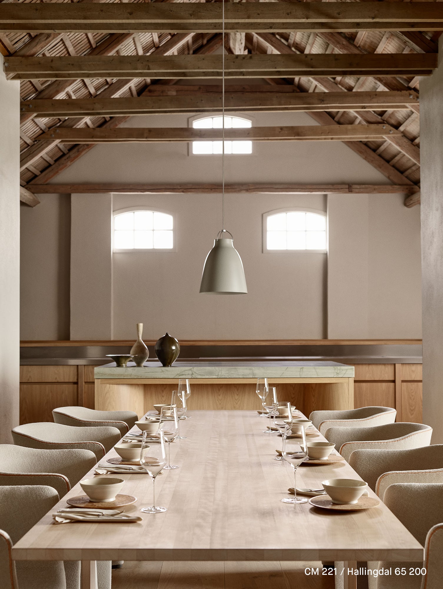 Monolit Armchair by Fritz Hansen - CM221 / Hallingdal 65 200