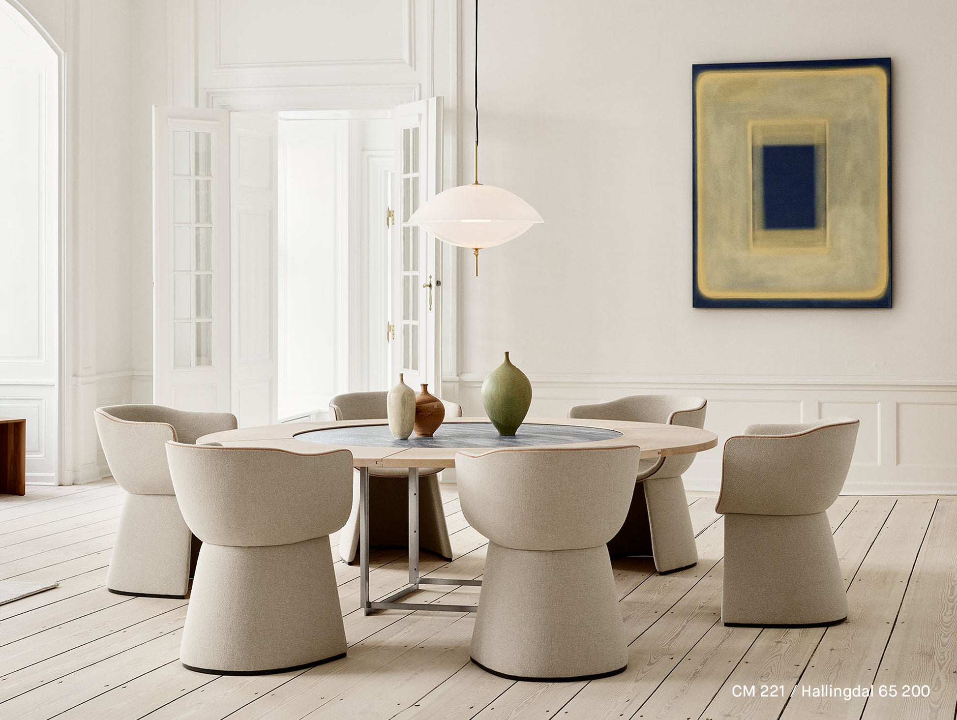 Monolit Armchair by Fritz Hansen - CM221 / Hallingdal 65 200