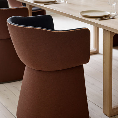 Monolit Armchair by Fritz Hansen - CM221 / Shell: Sunniva 363 / Seat: Vidar 4 182