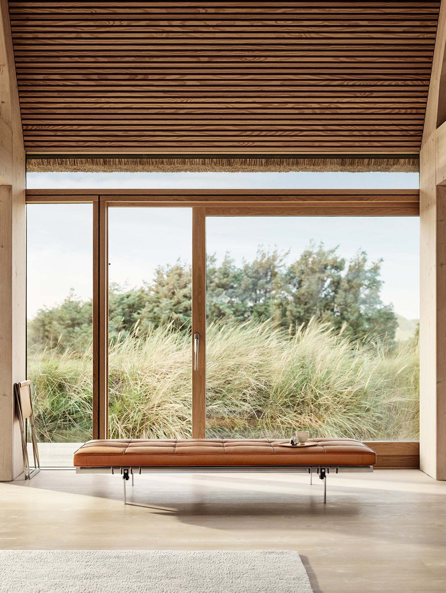 PK80 Daybed by Fritz Hansen - Grace Walnut Leather