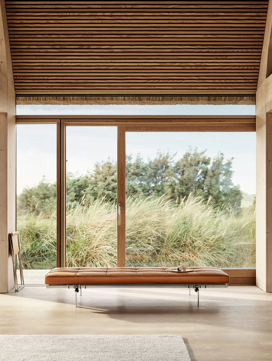 PK80 Daybed by Fritz Hansen - Grace Walnut Leather