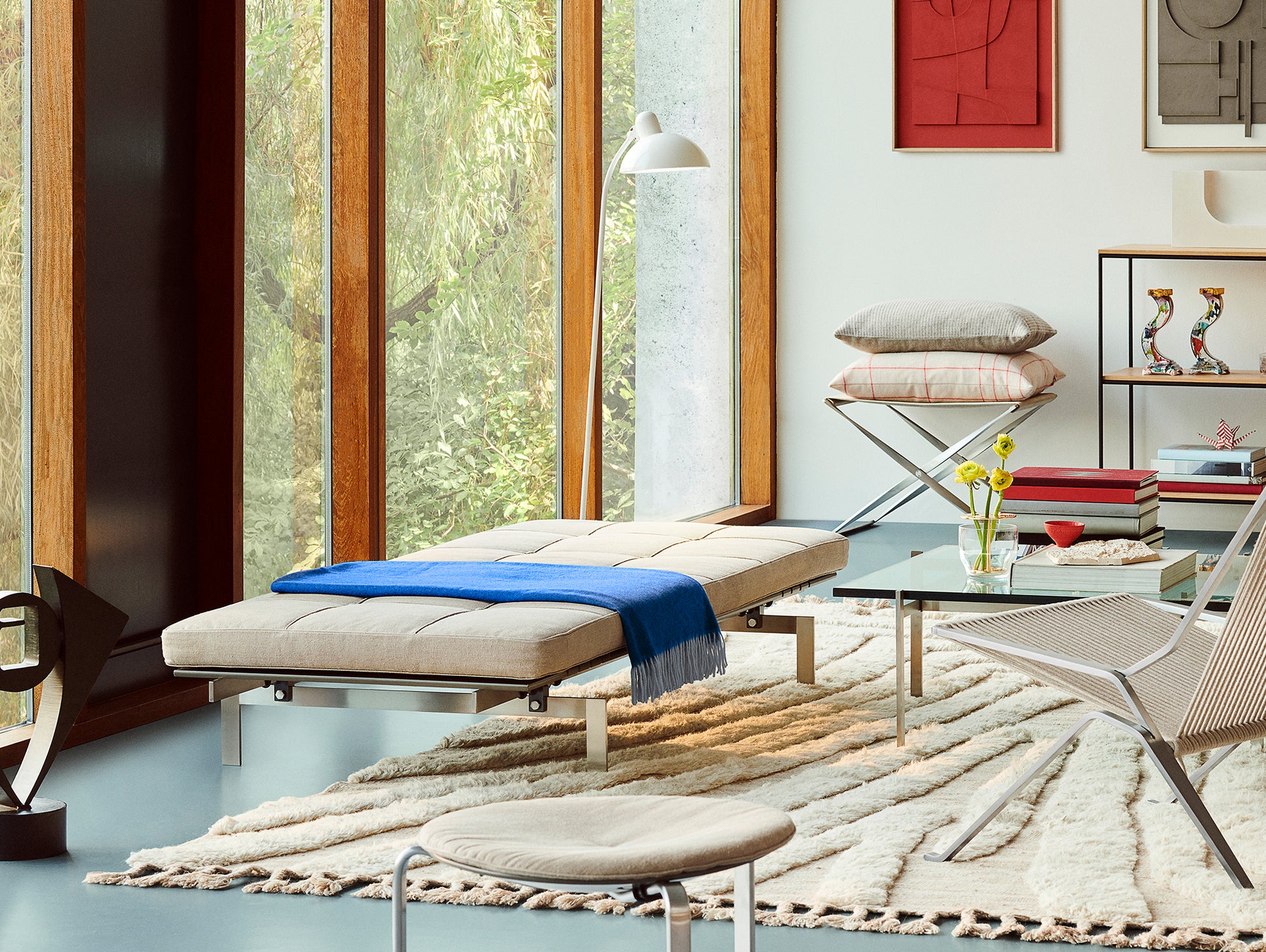 PK80 Daybed by Fritz Hansen - Natural Canvas