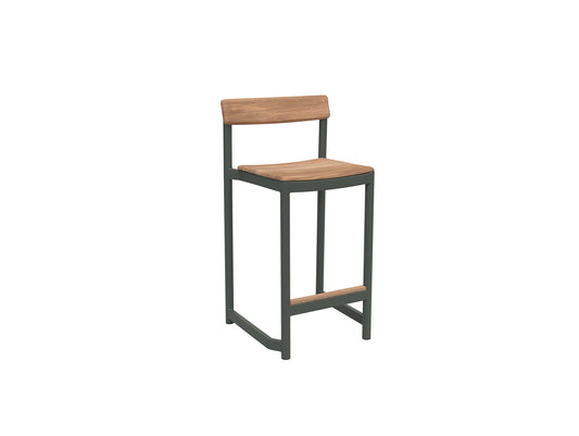 Pelagus Counter Stool by Fritz Hansen - Hunter Green