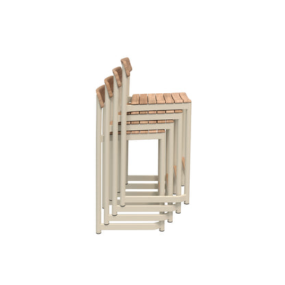 Pelagus Counter Stool by Fritz Hansen - Light Ivory