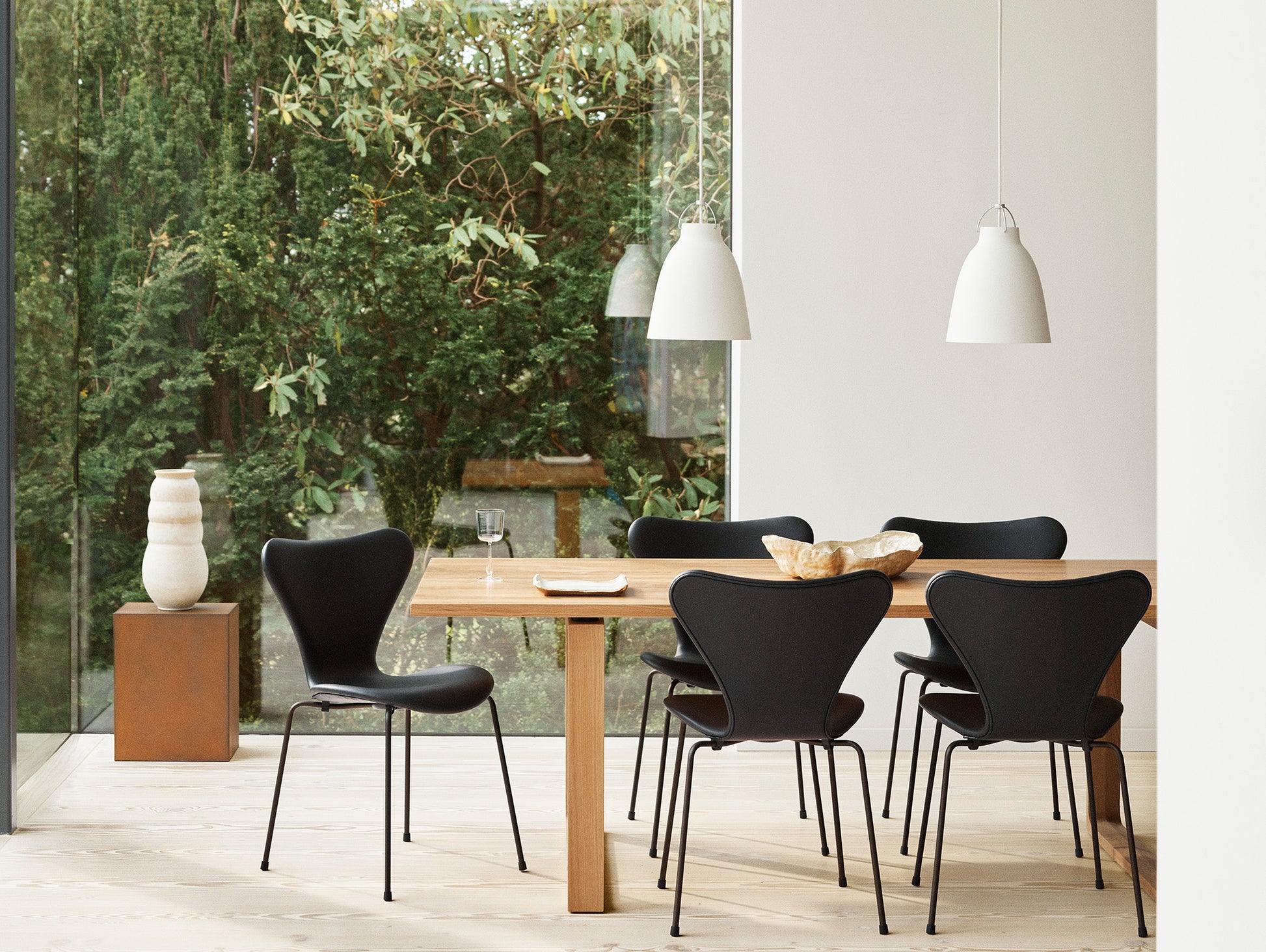 Caravaggio Pendant Light by Fritz Hansen - P2  / Matt White Aluminium