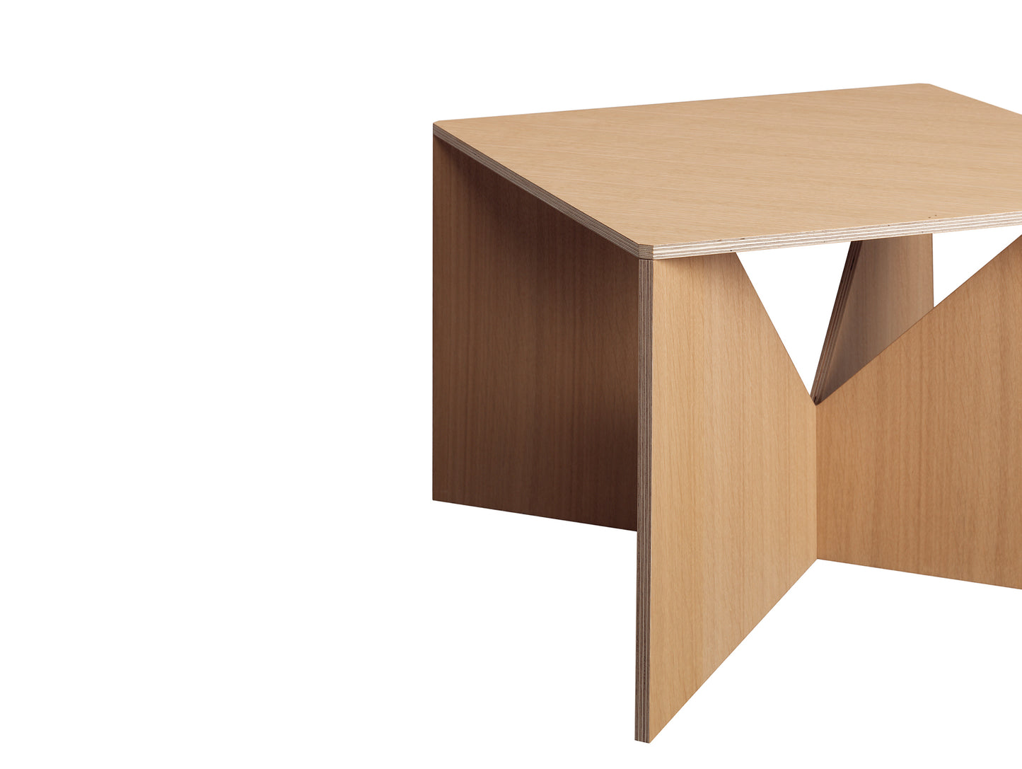 FK04 Calvert Coffee Table by e15 - Clear Oak Veneer