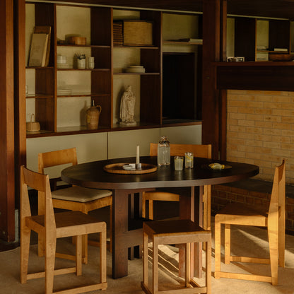 Farmhouse Pond Dining Table by Frama - Dark Oiled Oak