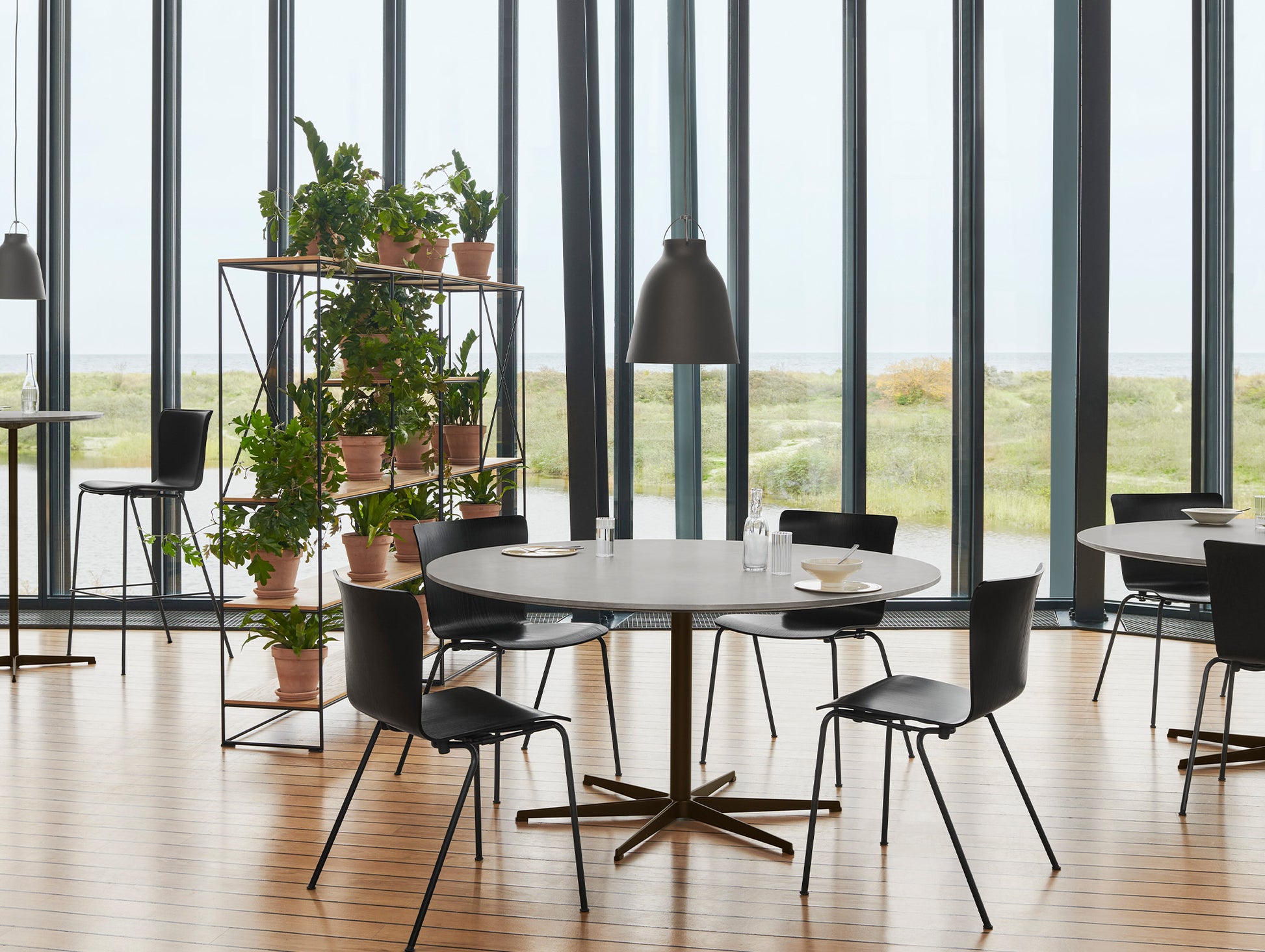 Caravaggio Pendant Light by Fritz Hansen - P2  / Matt Grey25 Aluminium