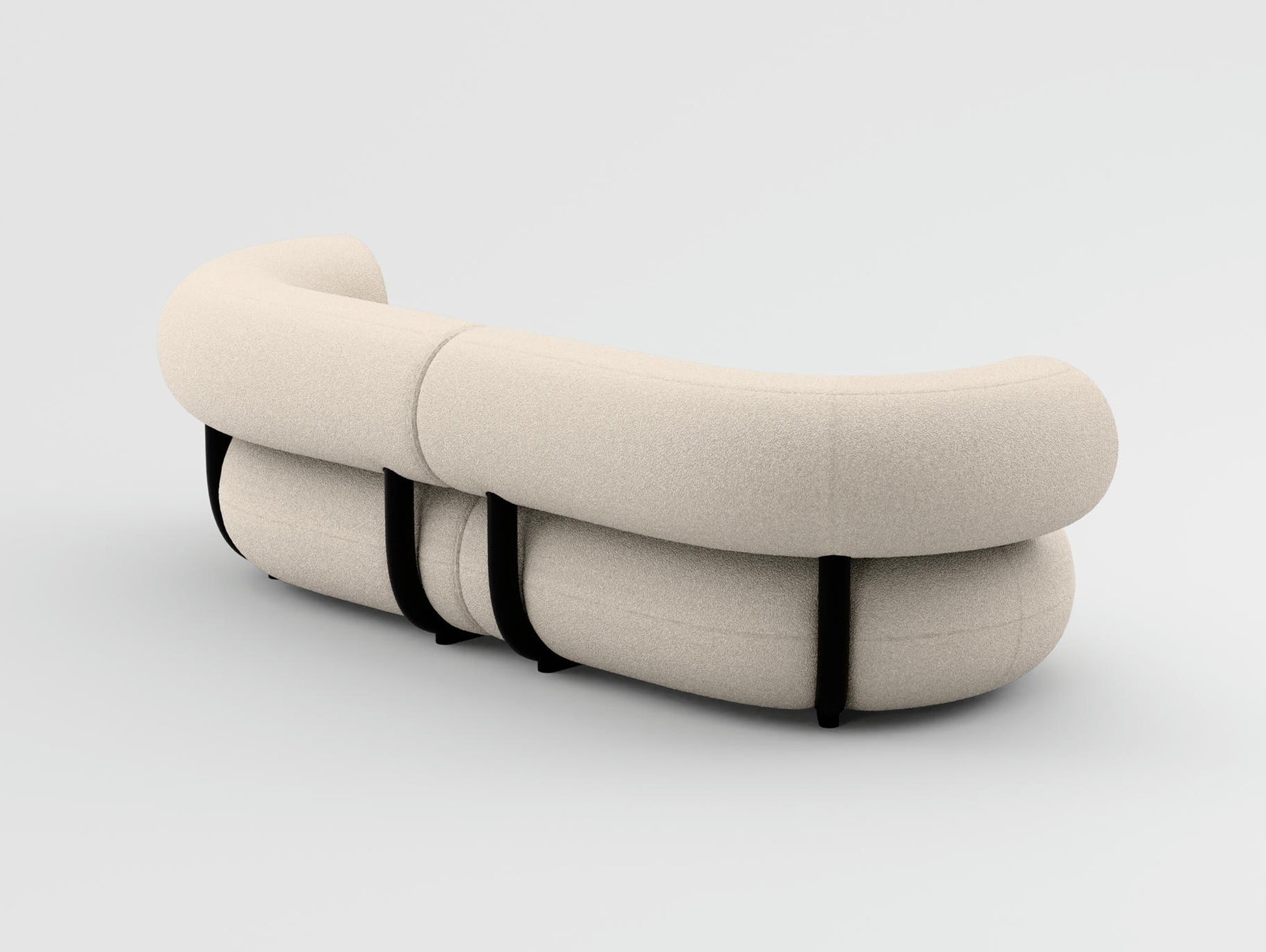 Fat 2.5-Seater Modular Sofa by Tom Dixon - Tom Dixon Boucle 101