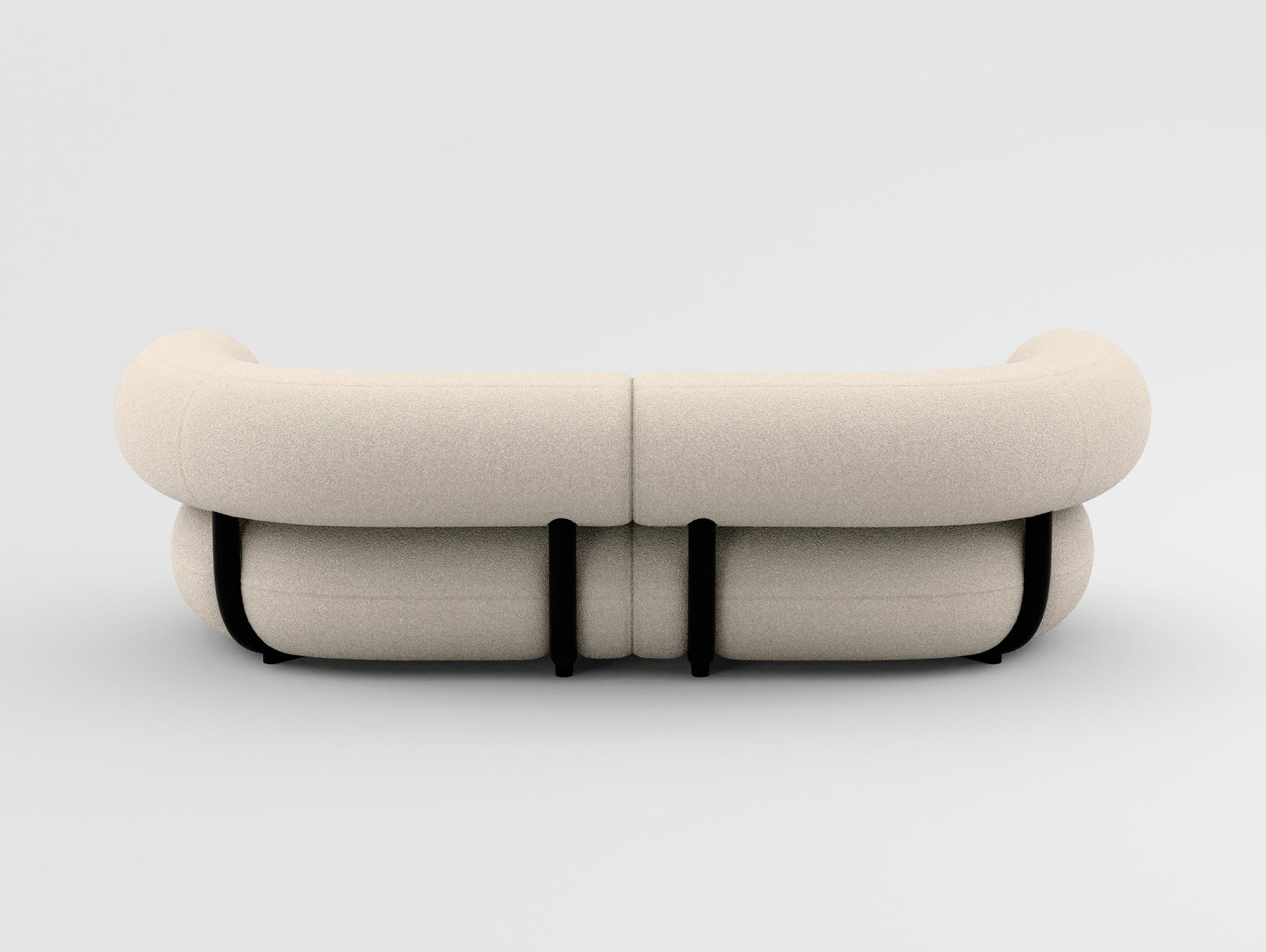 Fat 2.5-Seater Modular Sofa by Tom Dixon - Tom Dixon Boucle 101