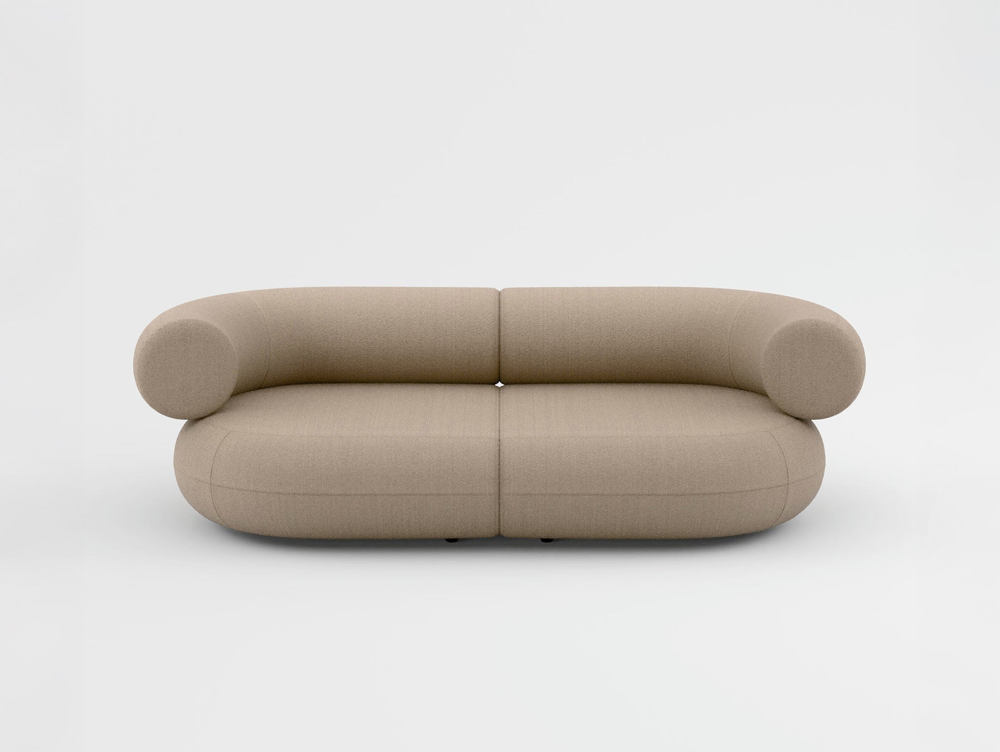 Fat 2.5-Seater Modular Sofa by Tom Dixon - Tom Dixon Boucle 84