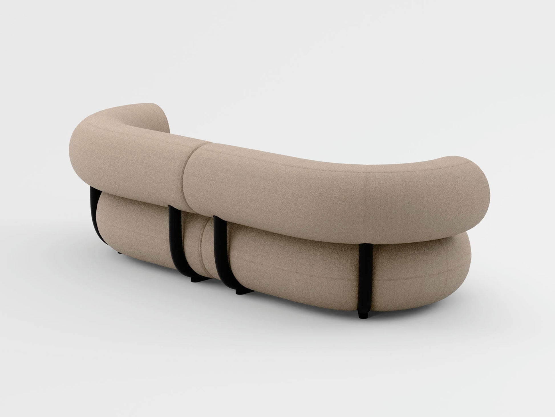 Fat 2.5-Seater Modular Sofa by Tom Dixon - Tom Dixon Boucle 84