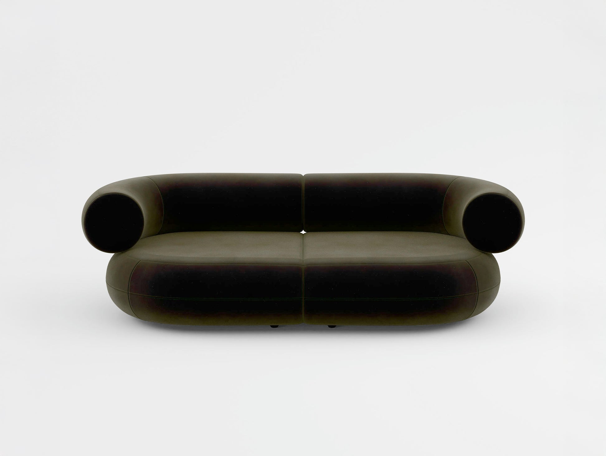 Fat 2.5-Seater Modular Sofa by Tom Dixon - Tom Dixon Velvet  162