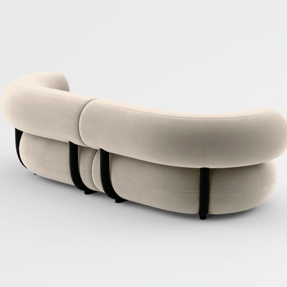 Fat 2.5-Seater Modular Sofa by Tom Dixon - Tom Dixon Velvet 106