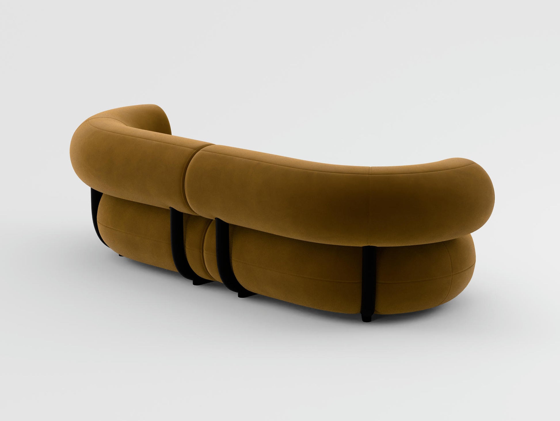 Fat 2.5-Seater Modular Sofa by Tom Dixon - Tom Dixon Velvet 132