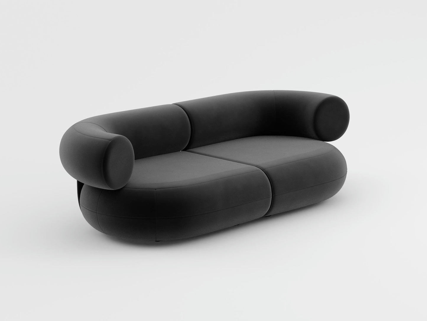 Fat 2.5-Seater Modular Sofa by Tom Dixon - Tom Dixon Velvet 158