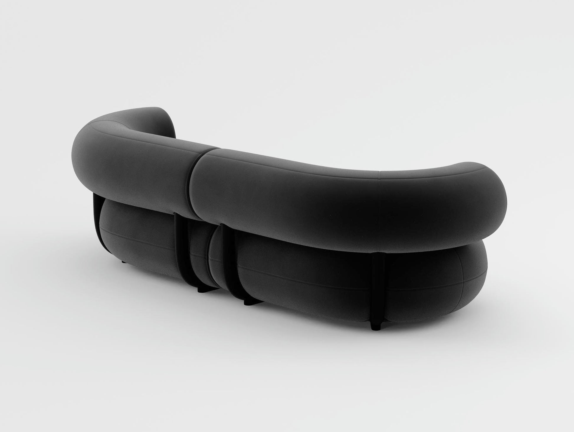 Fat 2.5-Seater Modular Sofa by Tom Dixon - Tom Dixon Velvet 158