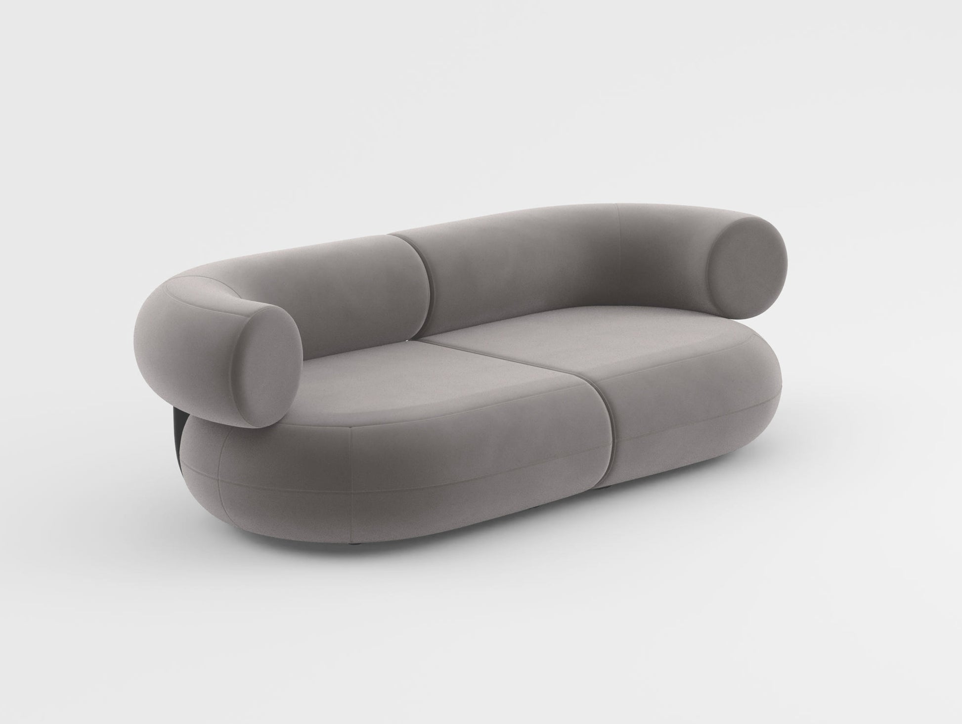 Fat 2.5-Seater Modular Sofa by Tom Dixon - Tom Dixon Velvet  84