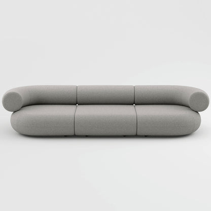 Fat 3-Seater Modular Sofa by Tom Dixon - Divina Melange 120