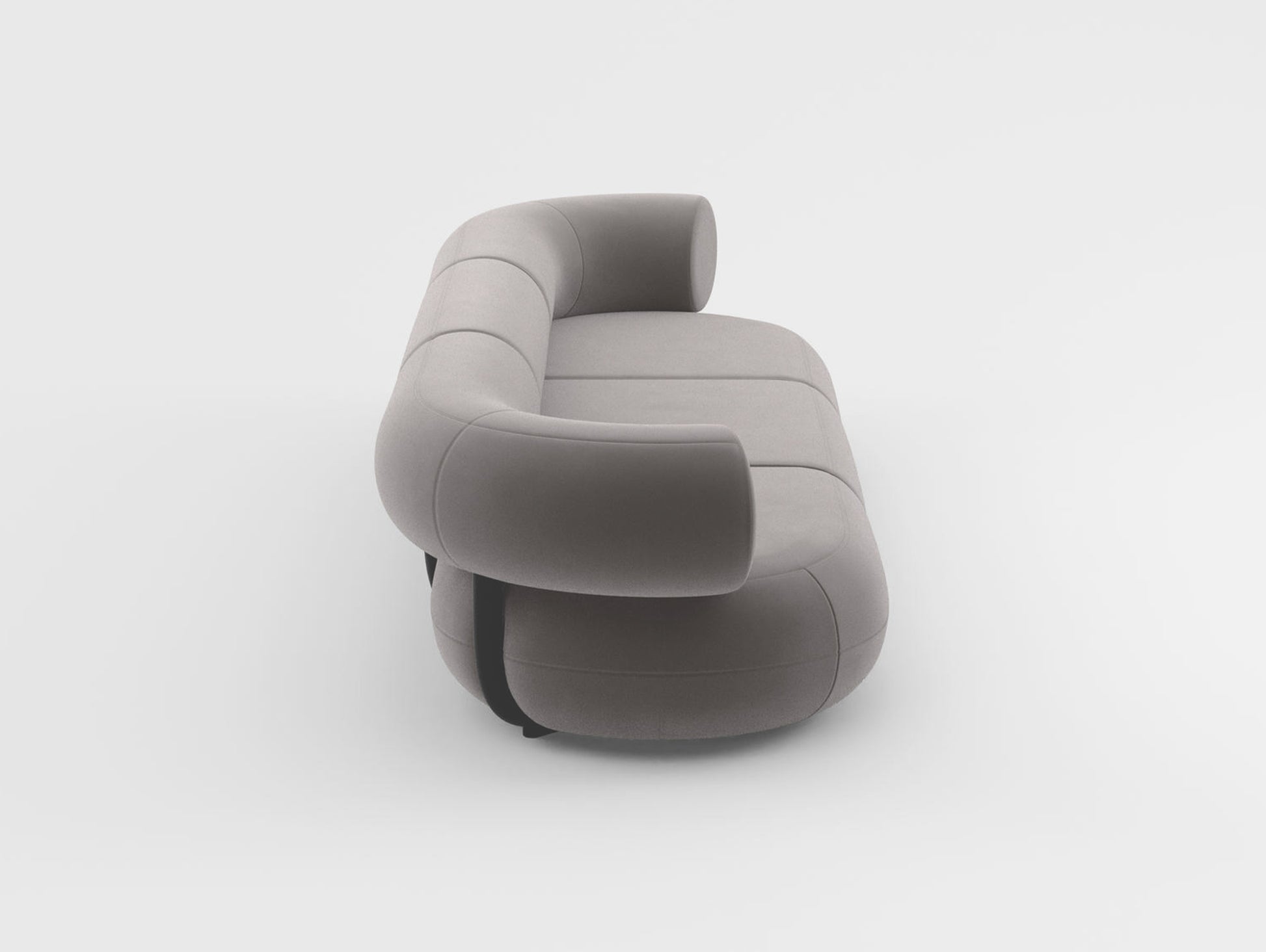 Fat 3-Seater Modular Sofa by Tom Dixon - Tom Dixon Velvet 84