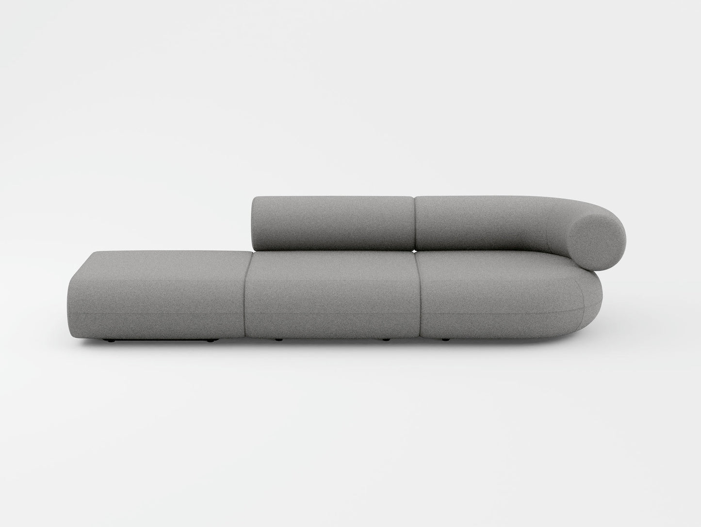 Fat 3-Seater Modular Sofa by Tom Dixon - Left Open End /  Right Armrest / Hallingdal 130