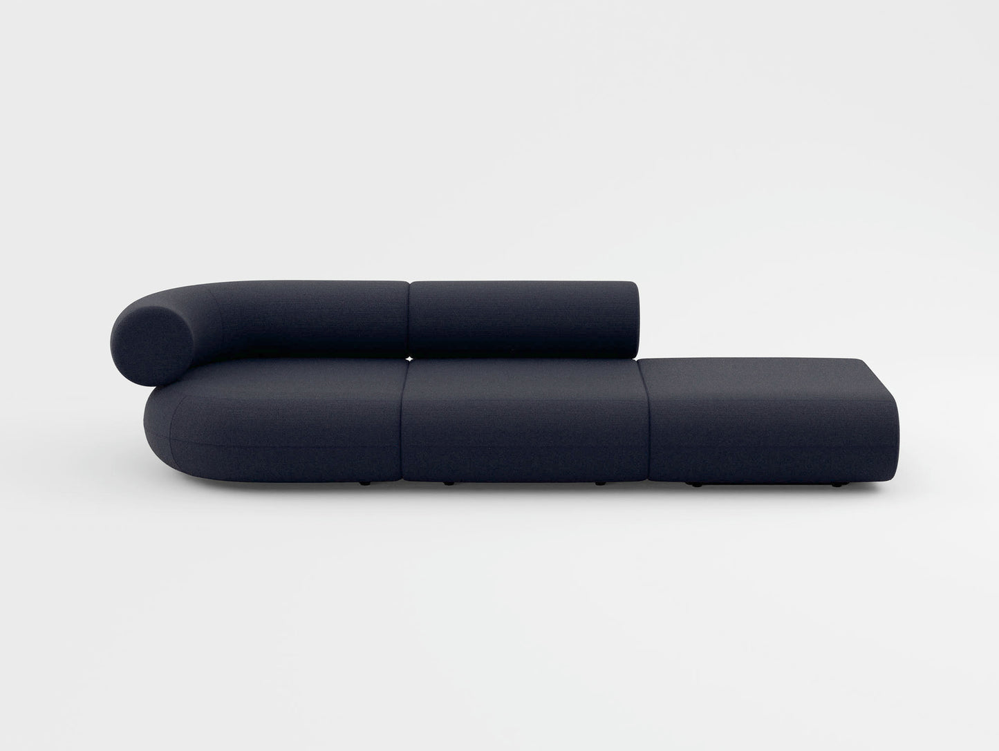 Fat 3-Seater Modular Sofa by Tom Dixon - Right Open End /  Left Armrest / Linara 30