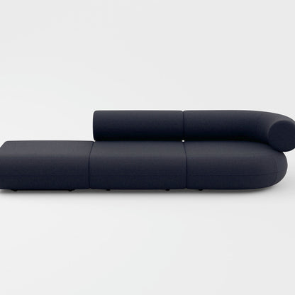 Fat 3-Seater Modular Sofa by Tom Dixon - Left Open End /  Right Armrest / Linara 30