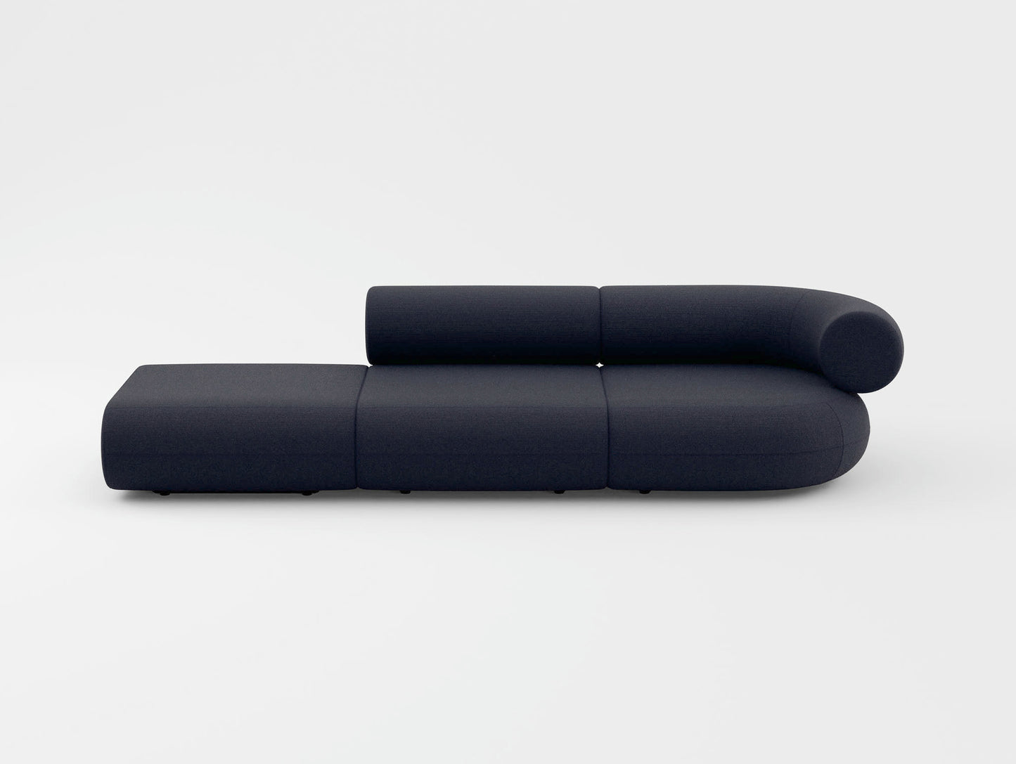 Fat 3-Seater Modular Sofa by Tom Dixon - Left Open End /  Right Armrest / Linara 30