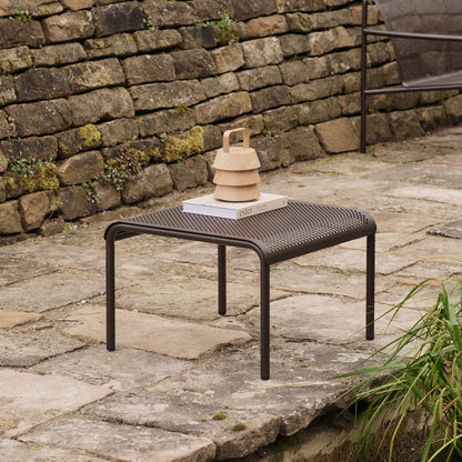 Dapple Low Table by Ferm Living - 57x57 cm / Dark Chocolate