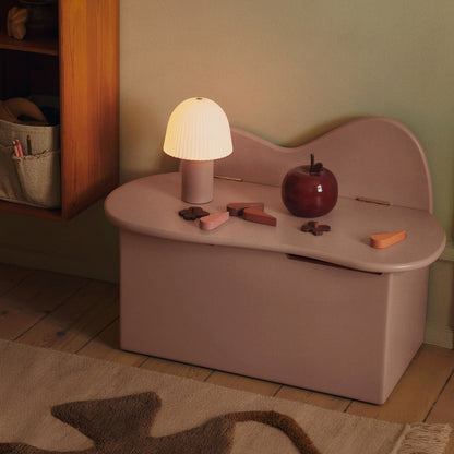 Frill Portable Lamp by Ferm Living - Rose