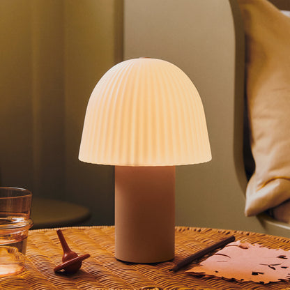 Frill Portable Lamp by Ferm Living - Rose