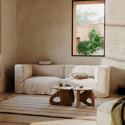 Catena 2-Seater Modular Sofa by Ferm Living - Drape Loose Cover