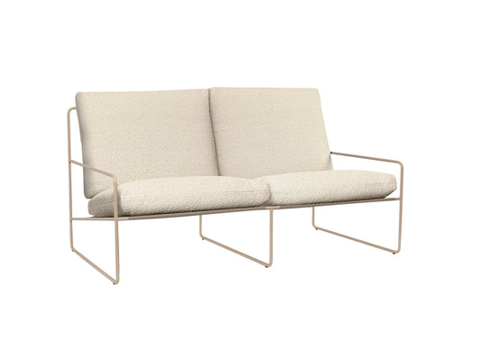 Desert 2-Seater Sofa by Ferm Living - Cashmere Frame / Pure Boucle