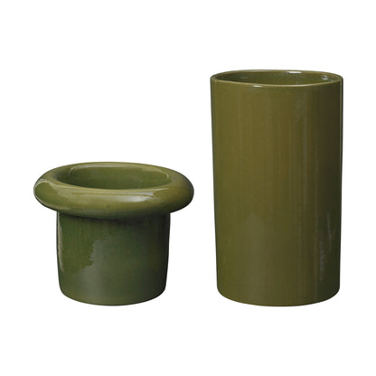 Rollo Pot by Ferm Living - Large / Moss Green