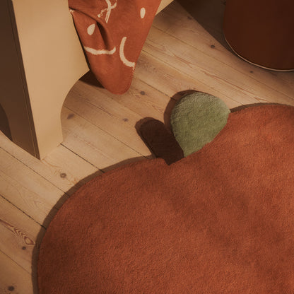 Apple Tufted Rug by Ferm Living - Brown Clay