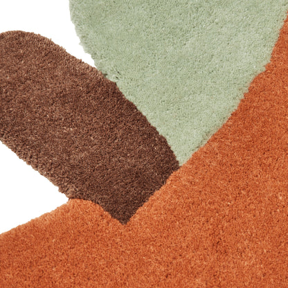 Apple Tufted Rug by Ferm Living - Brown Clay